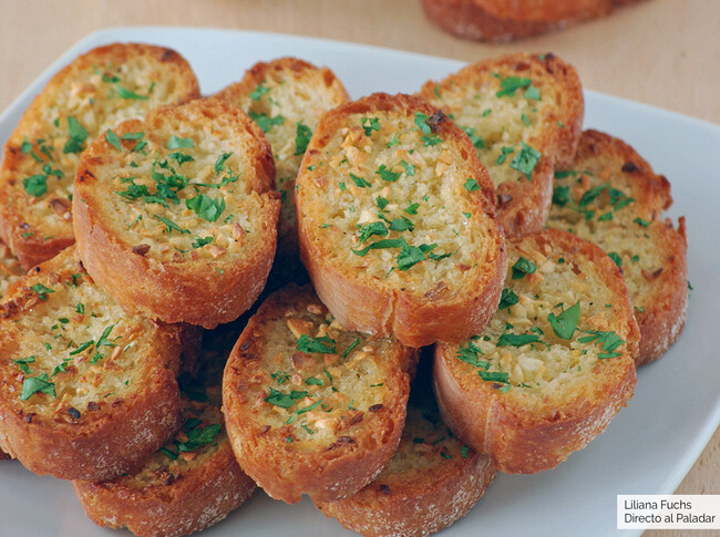 Pan de ajo con queso
